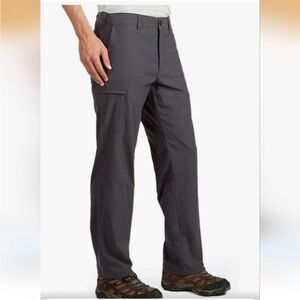 Ub Tech UNIONBAY Men's Dark Gray Cargo Pants Classic Fit Modern Stretch 36Wx30L